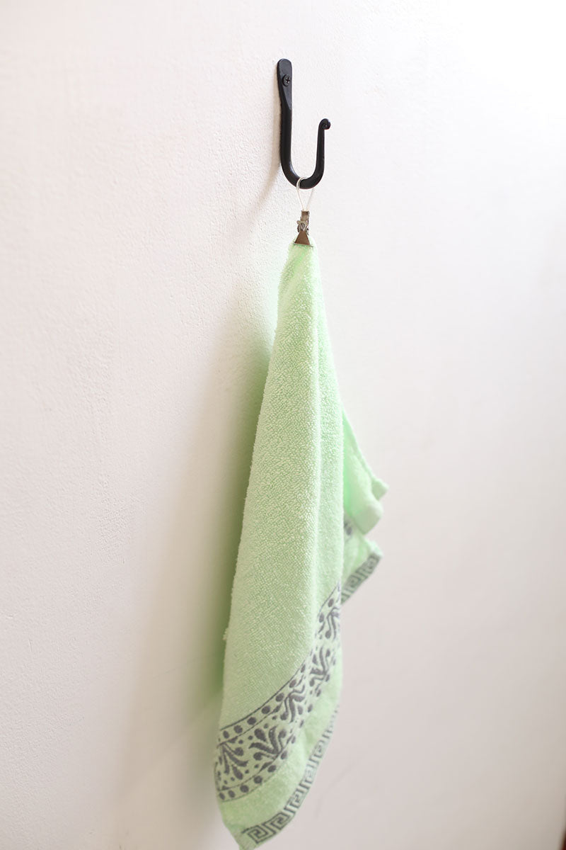 Handmade Wrought Iron Simple Wall Hooks - Set of 3 - Marie Décor