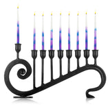 9 Candle Handmade Iron Chanukah Menorah by Stur-De