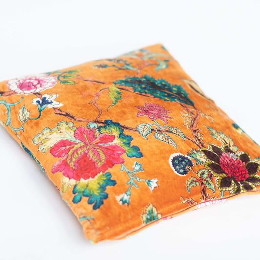 Colorful Soft Cotton Velvet Throw Pillow with Filling - Marie Décor