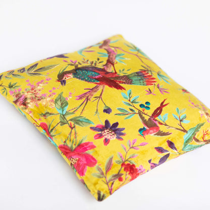 Colorful Soft Cotton Velvet Throw Pillow with Filling - Marie Décor