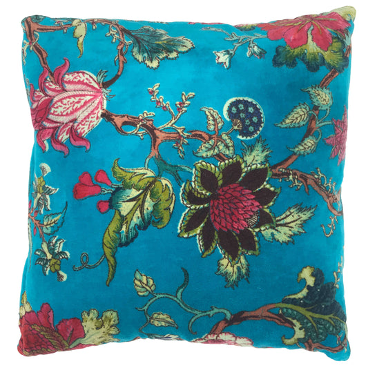 Colorful Soft Cotton Velvet Throw Pillow with Filling - Marie Décor