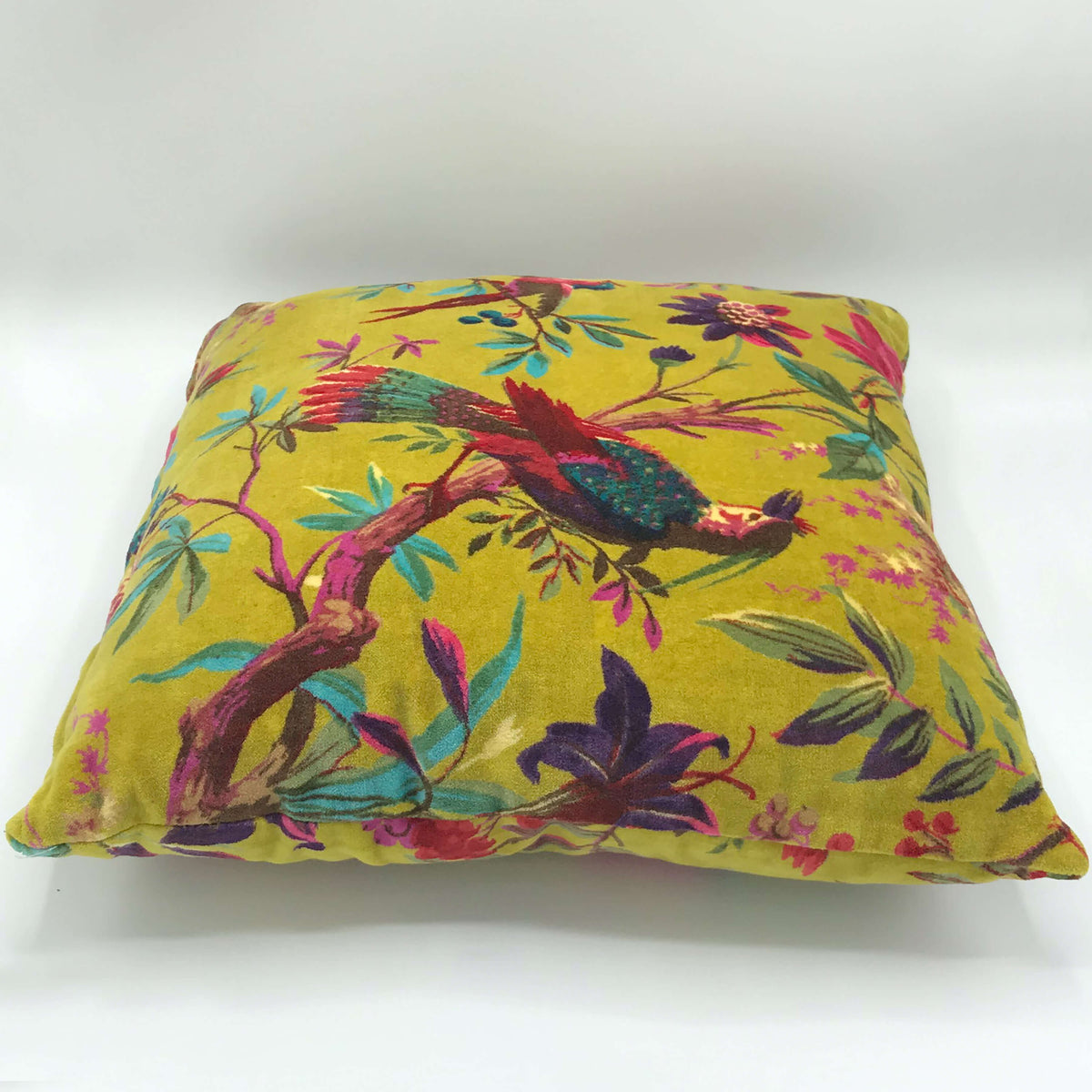 Colorful Soft Cotton Velvet Throw Pillow with Filling - Marie Décor