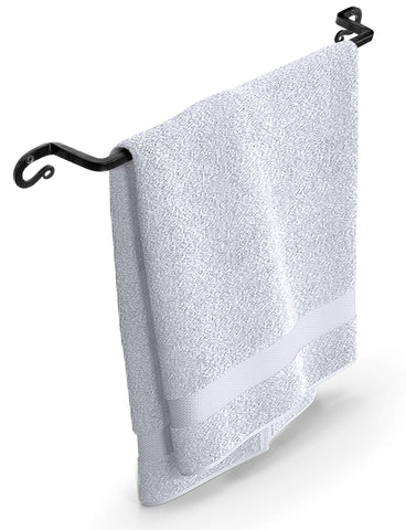 Handmade Wrought Iron Towel Holder by Stur-De - 21 Inch