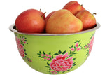 Hand Painted Stainless Steel Decorative Bowl - Marie Décor