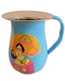 Hand Painted Stainless Steel Cold Drink Pitcher - Marie Décor