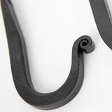 Handcrafted Basic Wrought Iron Wall Hooks - Set Of 3 - Marie Décor