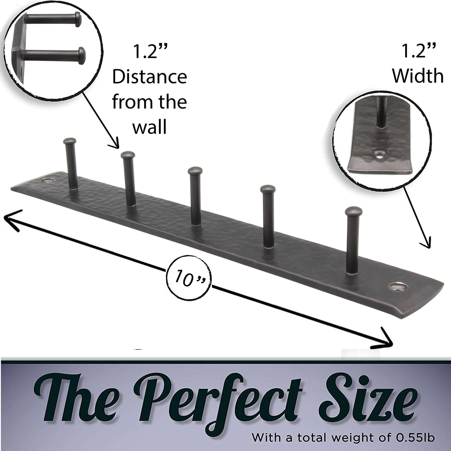 Decorative 5 Hooks Iron key holder for wall by Stur-De - Marie Décor