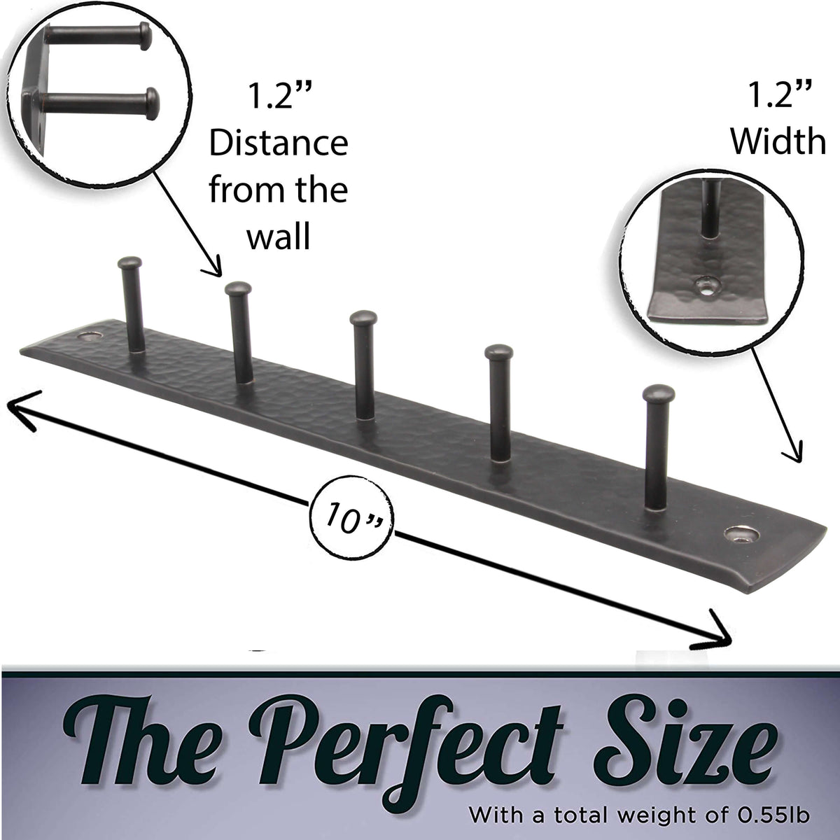 Decorative 5 Hooks Iron key holder for wall by Stur-De - Marie Décor