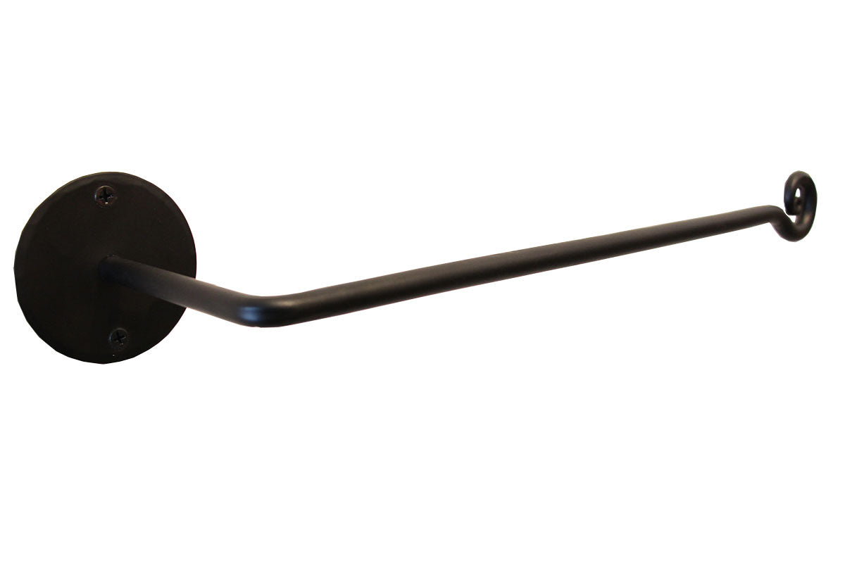 Wrought Iron One Swirl Wall Mount Paper Towel Holder by Stur-De - Marie Décor