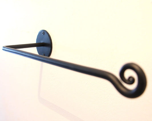 Wrought Iron One Swirl Wall Mount Paper Towel Holder by Stur-De - Marie Décor