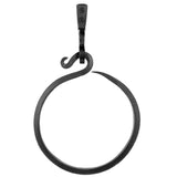 Handmade Wrought Iron Towel Ring Holder by Stur-De