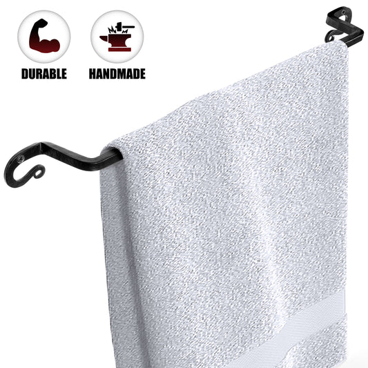 Handmade Wrought Iron Towel Holder by Stur-De - Marie Décor