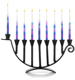 9 Candle Handmade Iron Chanukah Menorah by Stur-De