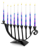9 Candle Handmade Iron Chanukah Menorah by Stur-De