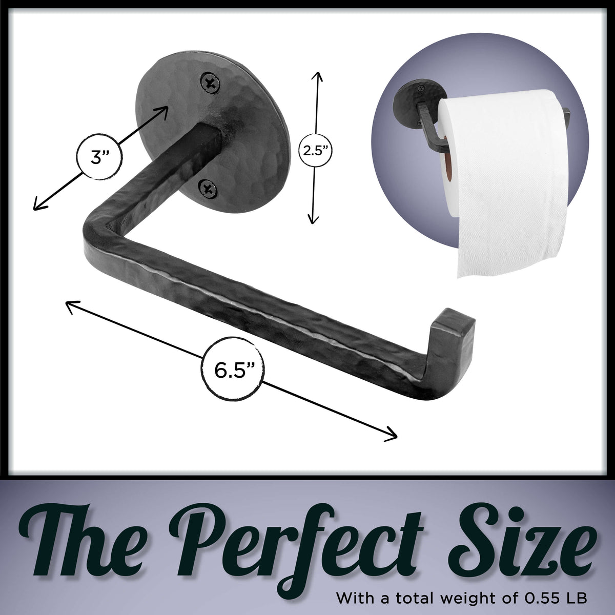 Wrought Iron Toilet Paper Holder
