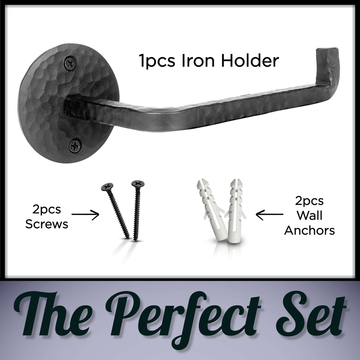 Wrought Iron Toilet Paper Holder