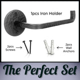 Wrought Iron Toilet Paper Holder