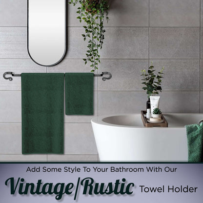 Handmade Wrought Iron Towel Holder by Stur-De - Marie Décor