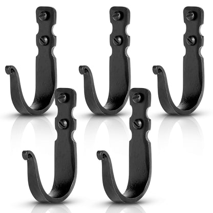 Basic Decorative Wrought Iron Wall Hooks by Stur-De