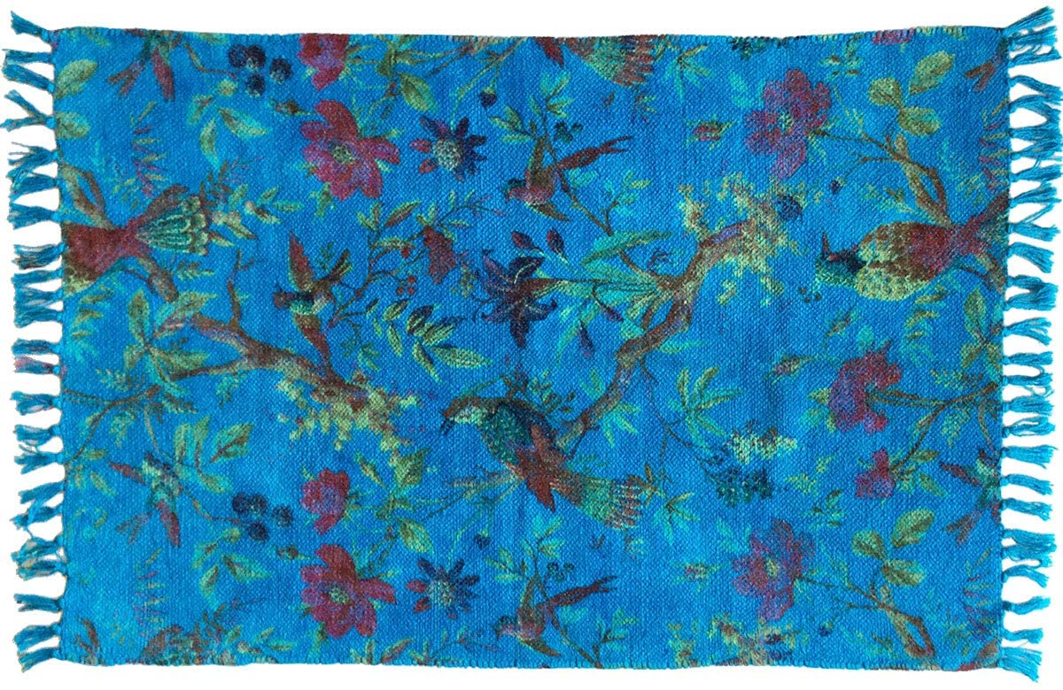 Decorative Colorful Soft Chenille Cotton Rug 24X20 Inch - Marie Décor