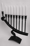 9 Candle Handmade Iron Chanukah Menorah by Stur-De - Marie Décor